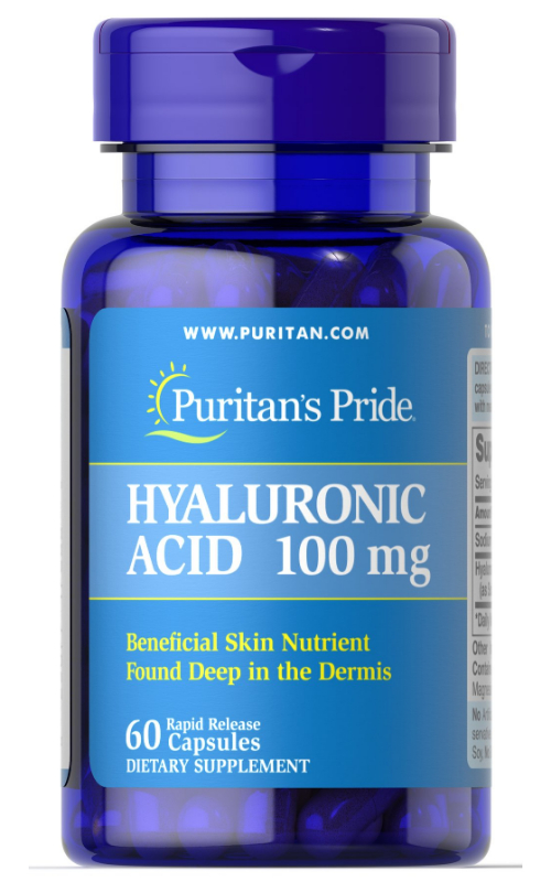 Hyaluronic Acid 100 mg by 60 Capsules